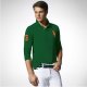 Large size long-sleeved polo shirt