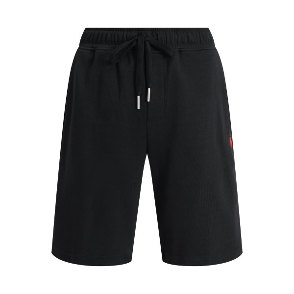 Small horse logo drawstring shorts