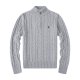 Long-sleeved high-necked horse-patterned knitted sweater