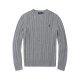 Long-sleeved round-neck horse-patterned knitted sweater