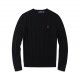 Long-sleeved round-neck horse-patterned knitted sweater