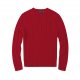 Long-sleeved round-neck horse-patterned knitted sweater