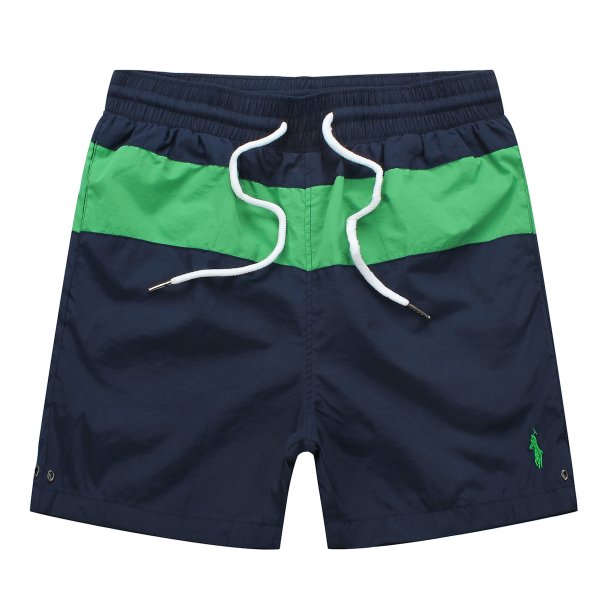 Striped pony sports shorts with drawstring waistband