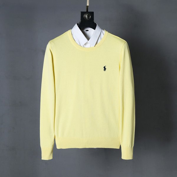 Long-sleeved horse-patterned knitted sweater